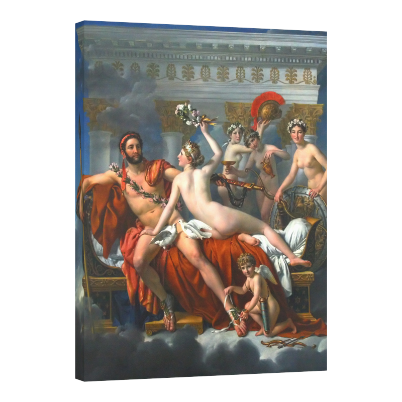 Марс е обезоръжен от Венера и трите грации, 1824