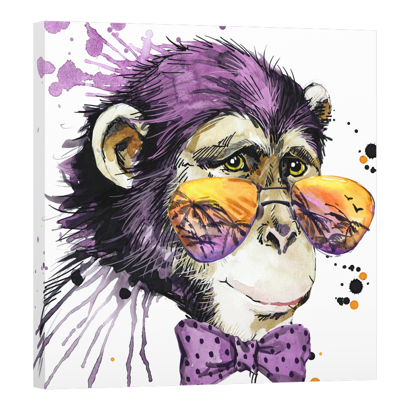 Маймуна с очила