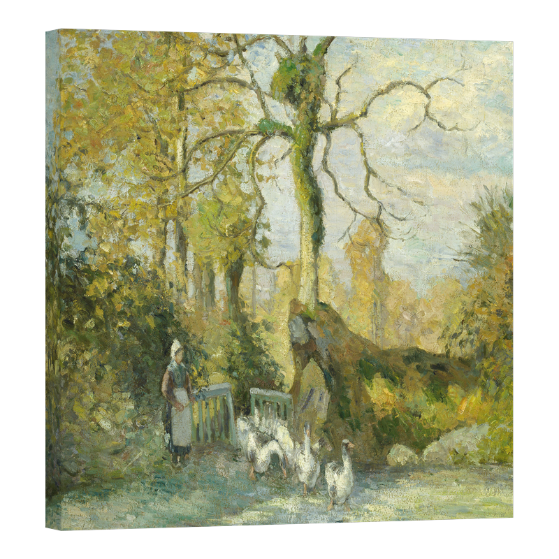 Момиче с гъски в Монфуко