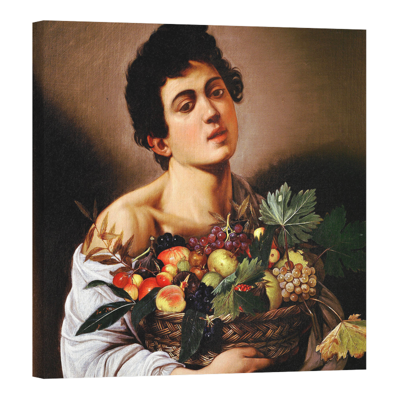 Момче с кошница с плодове 1593