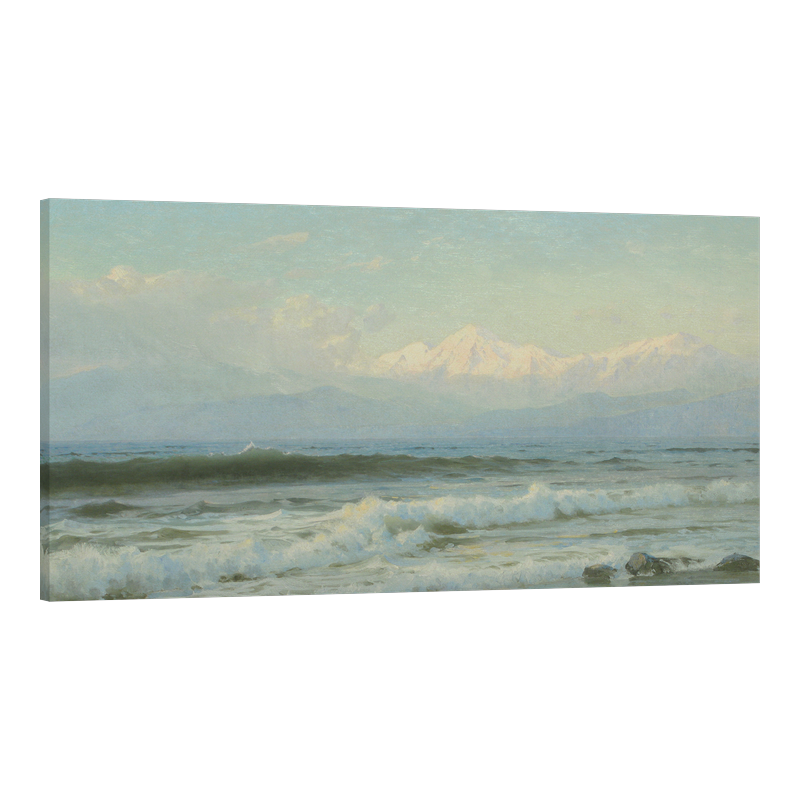 Морски пейзаж с планини 22