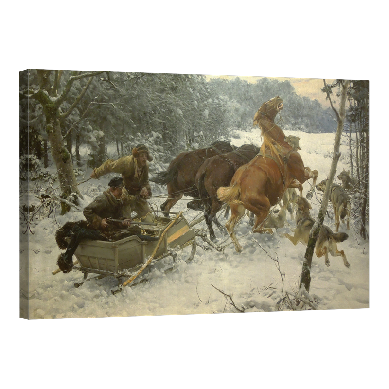 Нападение на вълци 1890