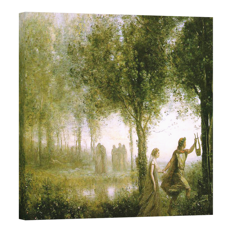 Орфей, водещ Евридика от подземния свят 1861