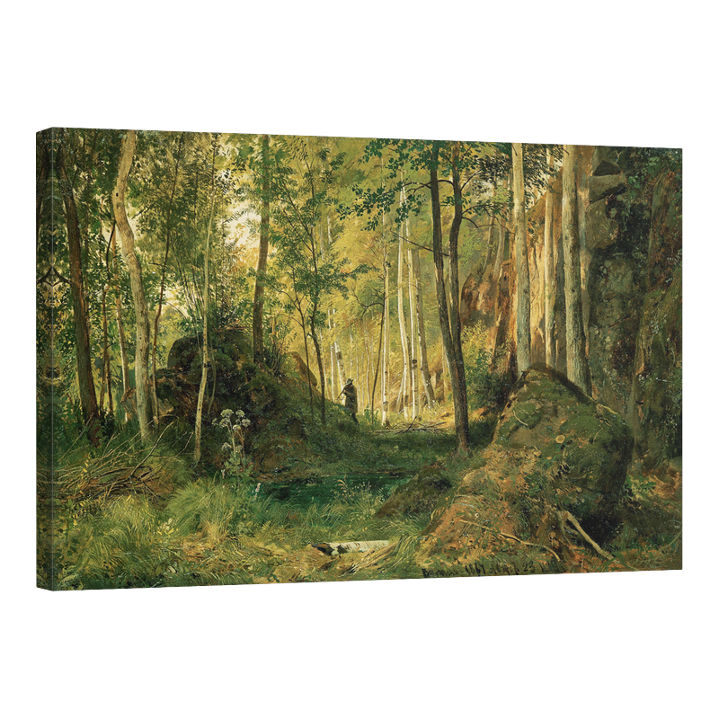 Пейзаж с ловец. остров Валаам