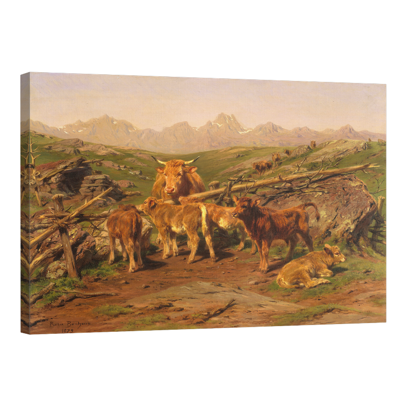 Отбиване на телетата, 1879