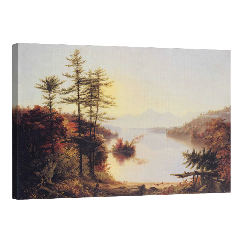 Пейзаж над езеро 23