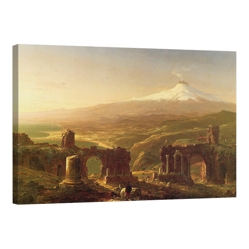 Планината Етна от Таормина, 1843