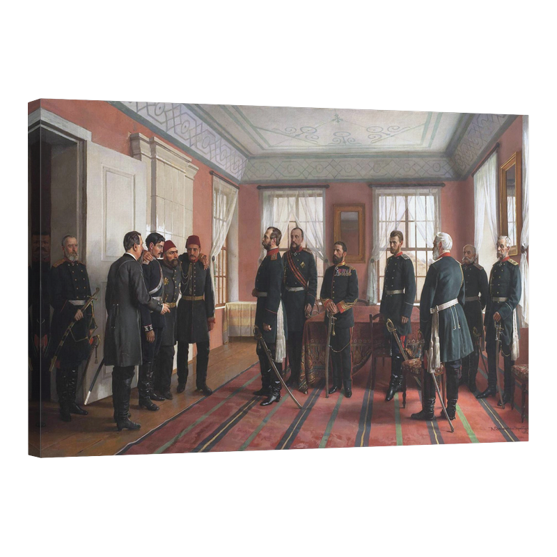 Плененият Осман паша 1898