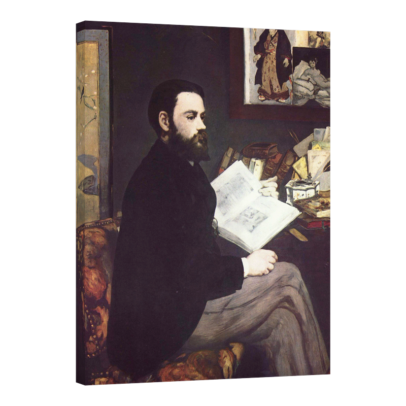 Портрет на Емил Зола 1868