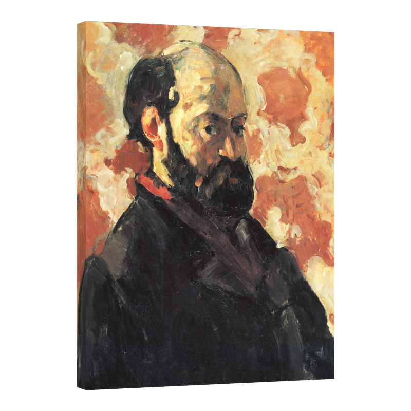 Портрет на художника с фон от рози