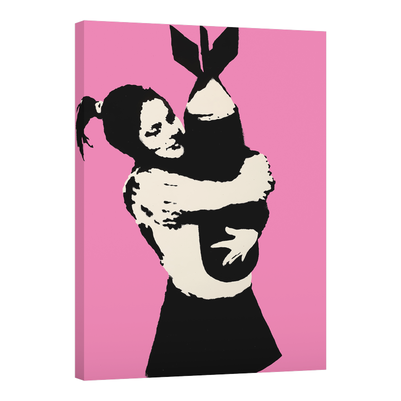 Прегръщащата - розово