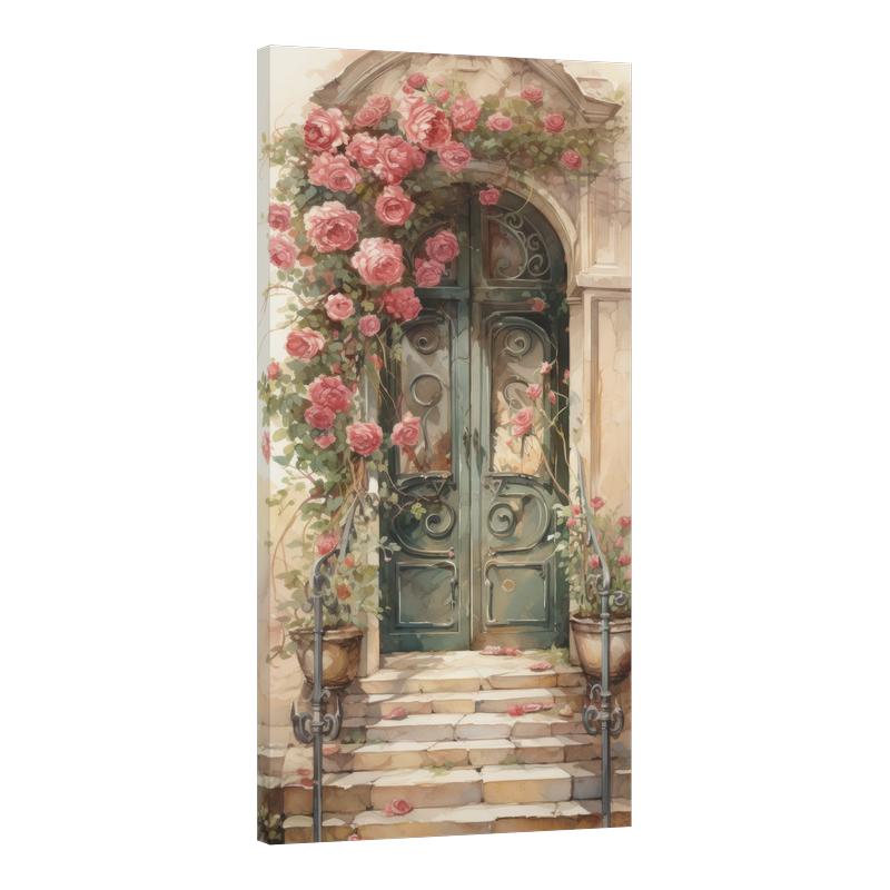Порта с рози