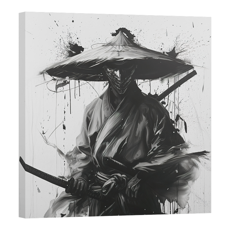 Самурай скица