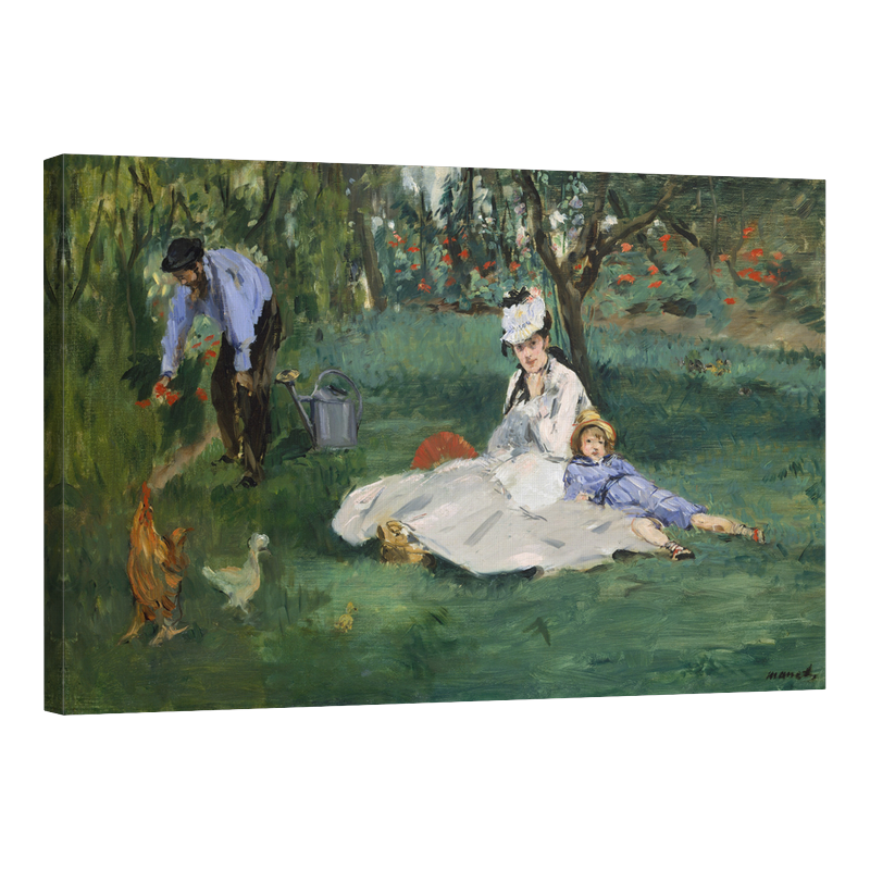 Семейството в тяхната Градина ,Аржентил 1874