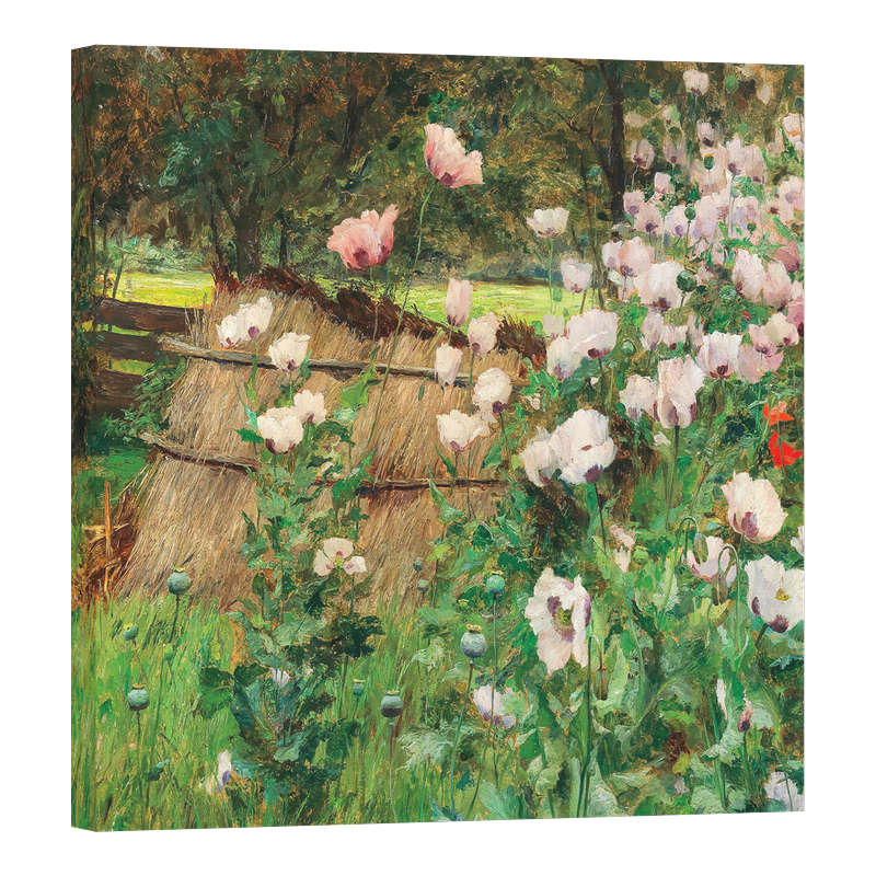 В градината на вилата през 1898