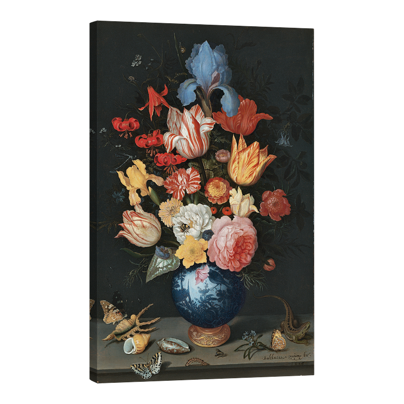 Ваза с цветя 1628