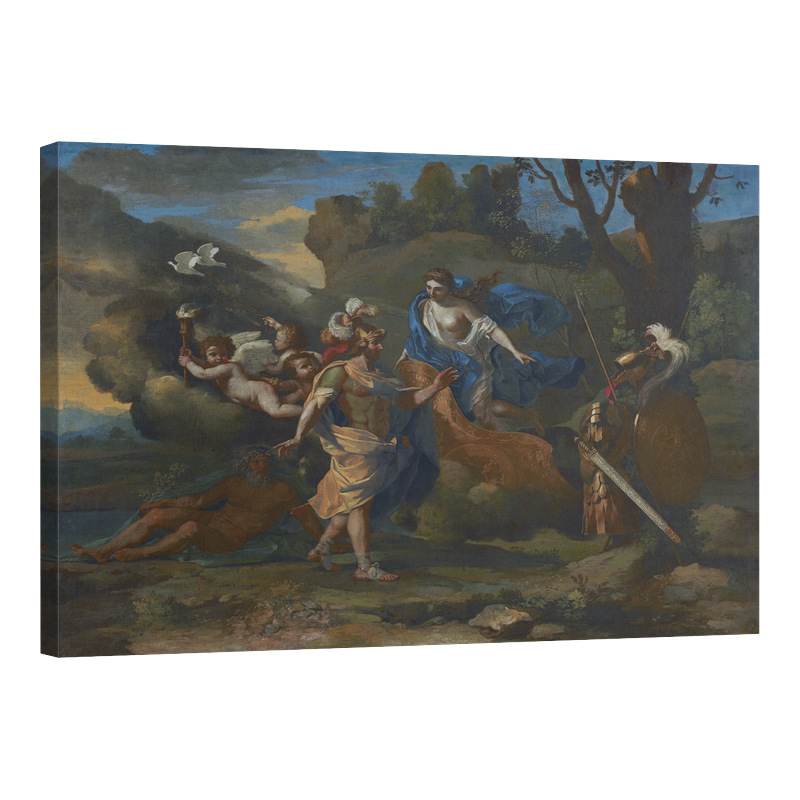 Венера подава ръцете си към Еней