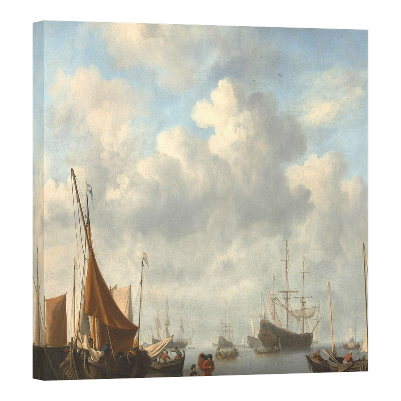 Входът на холандско пристанище 1665