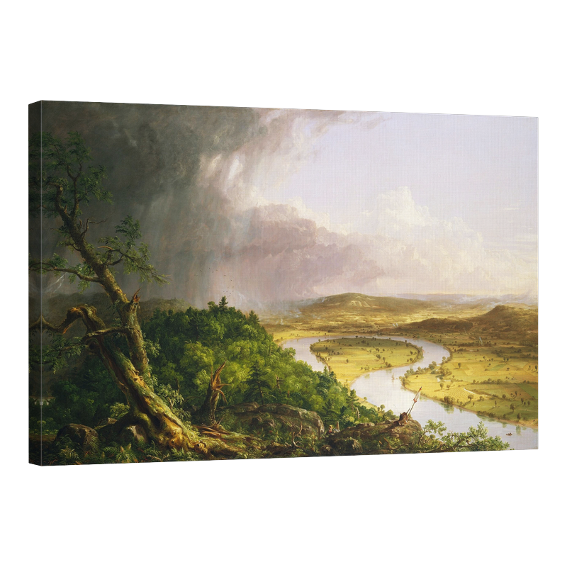 Яремът, Изглед от планината Холиоук, Нортхамптън, Масачузетс, след гръмотевична буря 1836