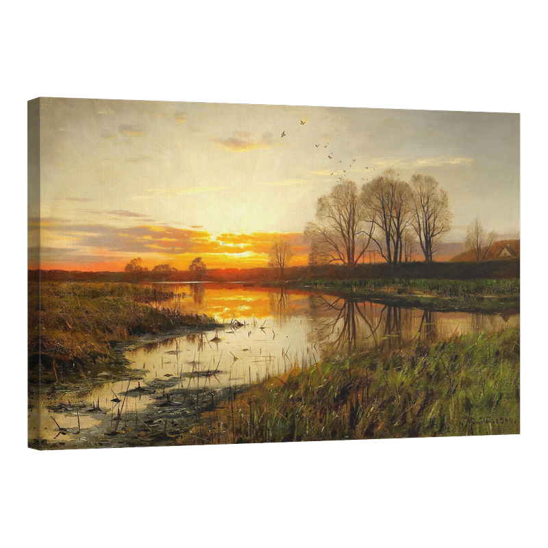 Залез на езеро 1900