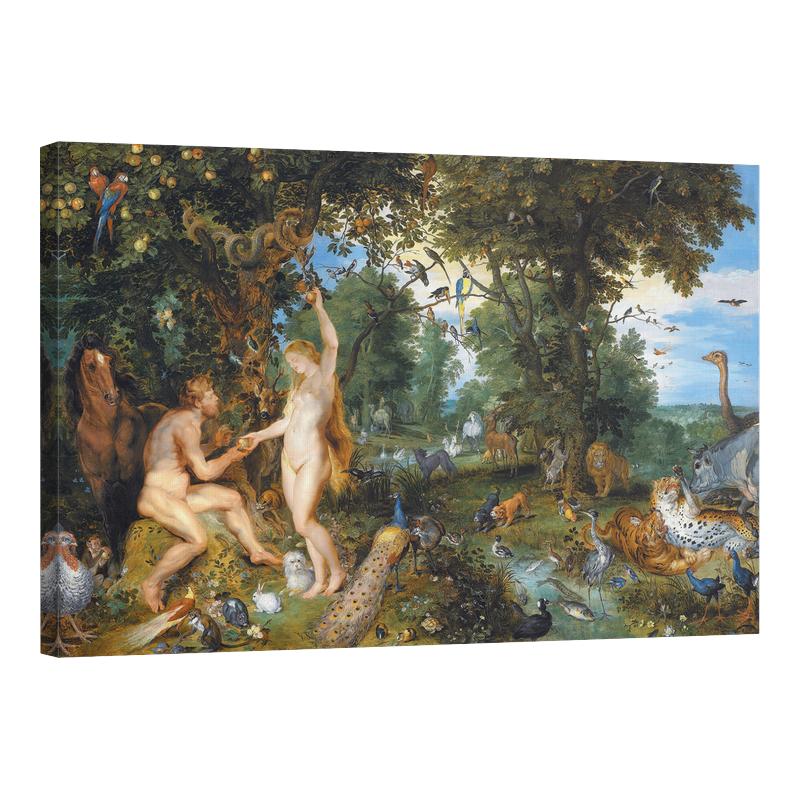 Земният рай с падението на Адам и Ева