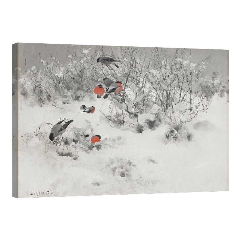 Зимен пейзаж с финки 1891